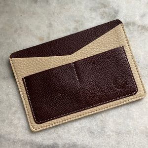 Faux leather wallet